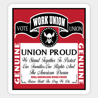 Union Proud-America Sticker